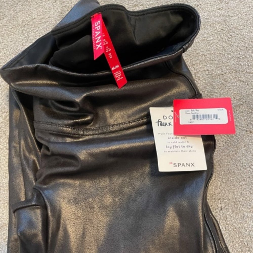 COPY - Spanx Faux Leather Leggings - new with tags